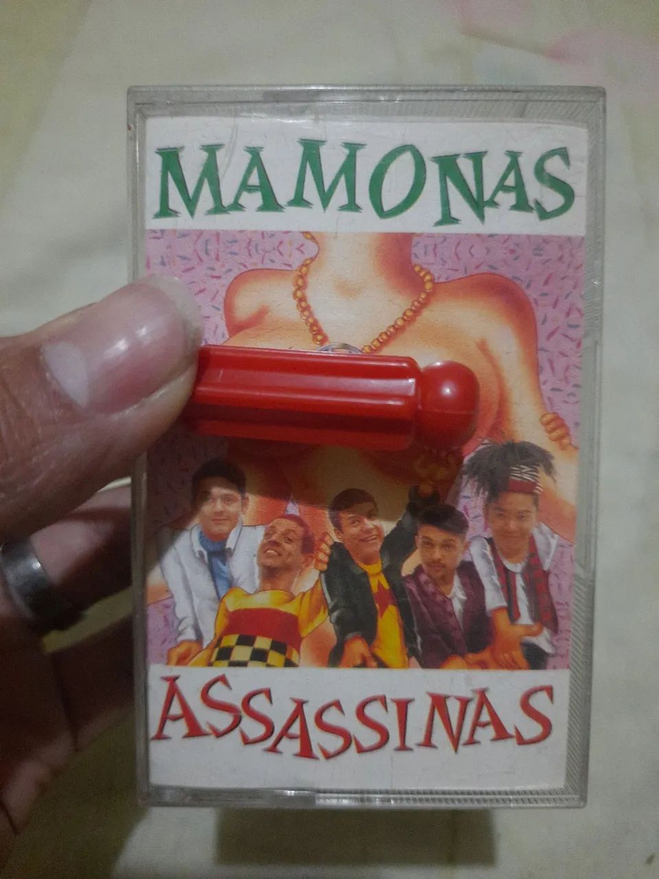 Fita cassete original do mamonas assassinas 1995