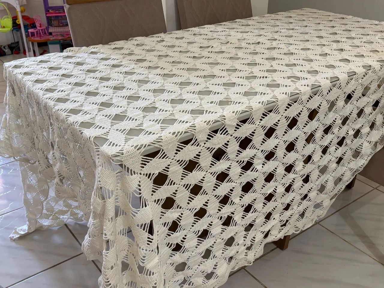 Lençol crochê  - Foto 3