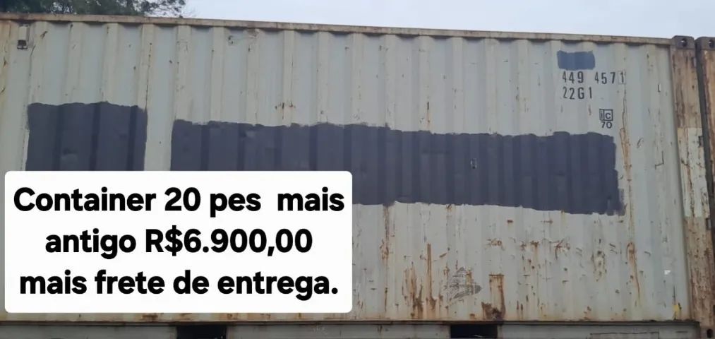 Container Marítimo 6 Metros - Usado - R$ 6.900 - Foto 2