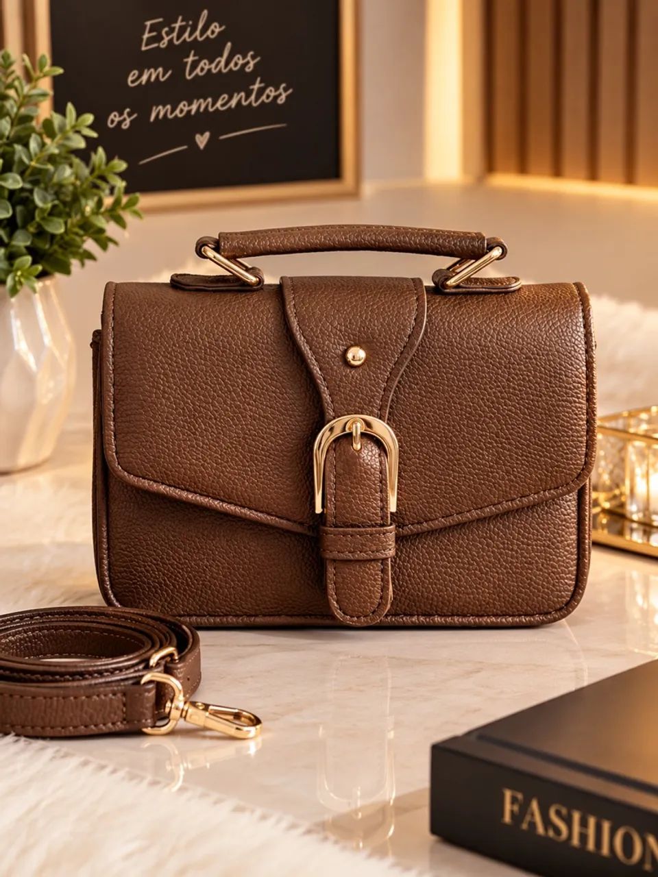 Bolsa Média com Alça transversal 
