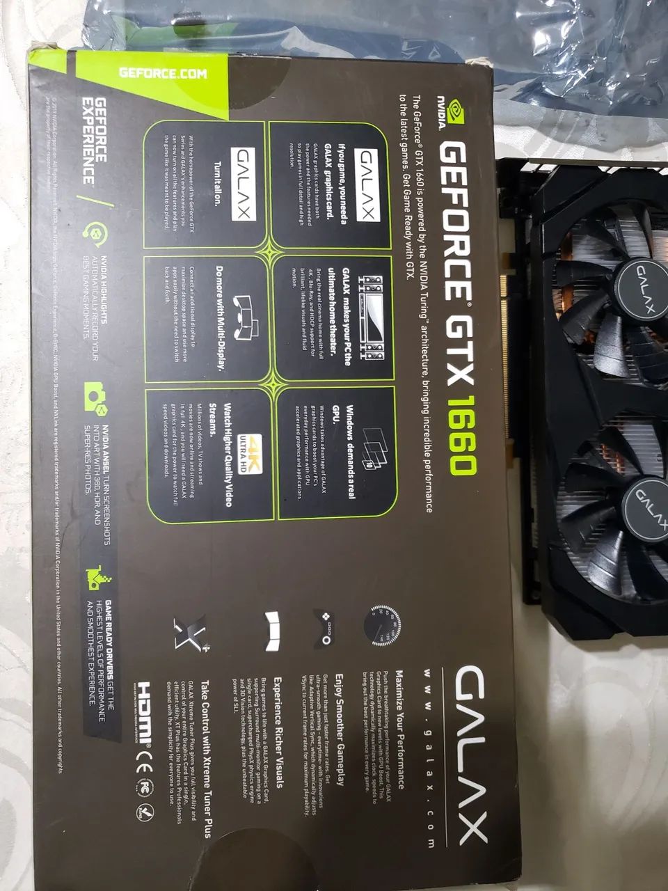 GTX 1660 6GB Placa de vídeo Galax - Foto 6