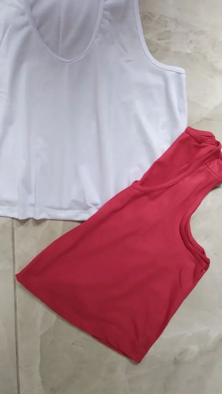 Regata cropped - kit com 2 unidades - Foto 3