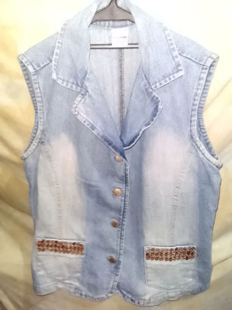 COLETE JEANS FEM. N°40 (RECORTE)