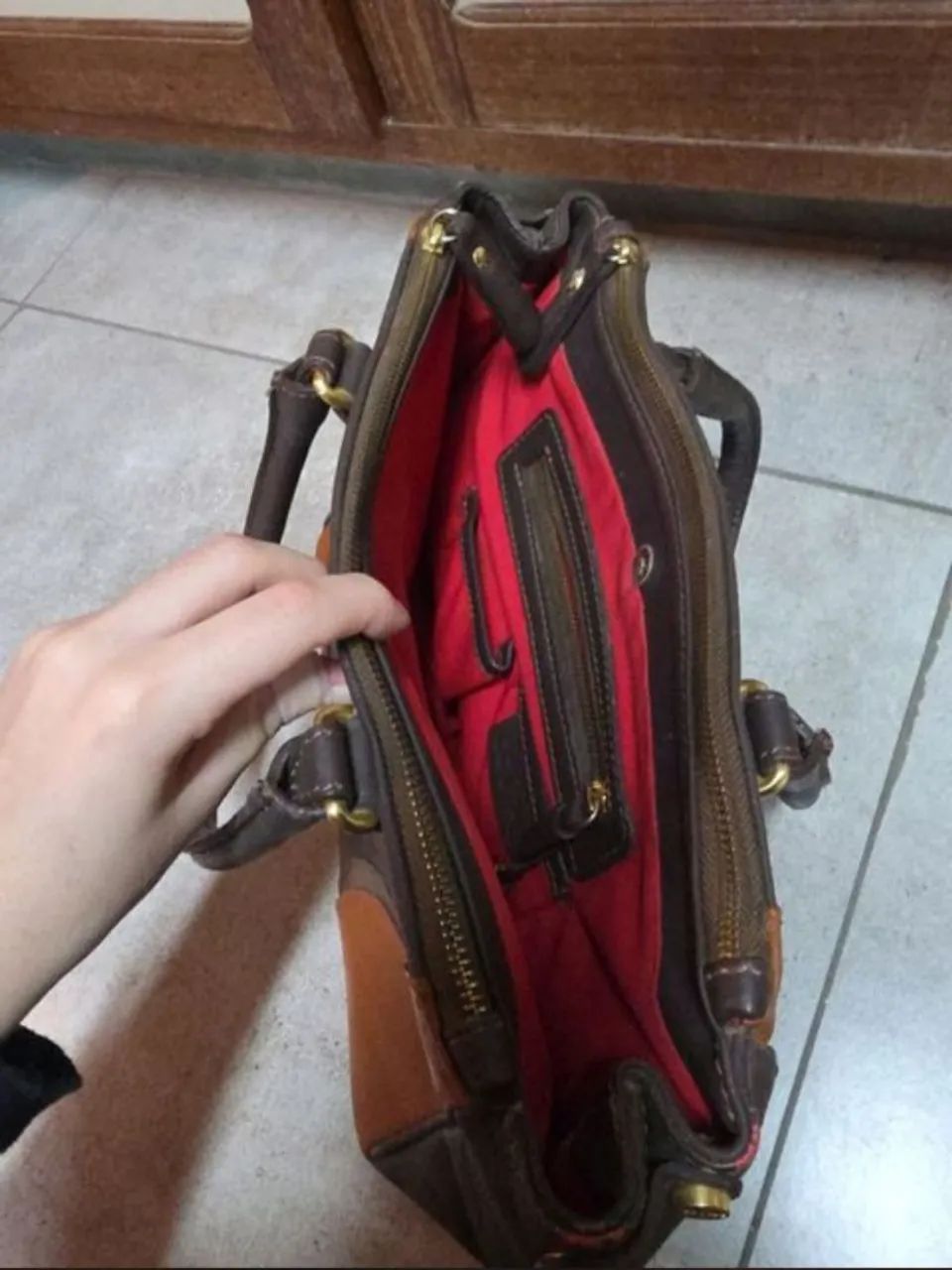 bolsa de couro legitimo  - Foto 3