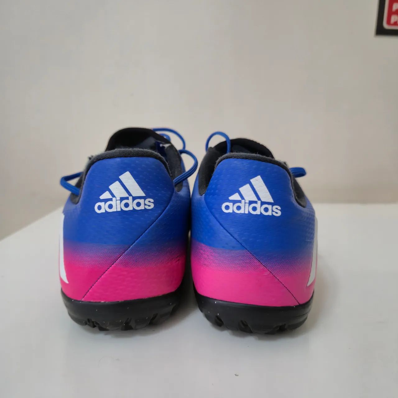 Chuteira Adidas - Original | De Trava Suíça | Cor Azul - Calçados