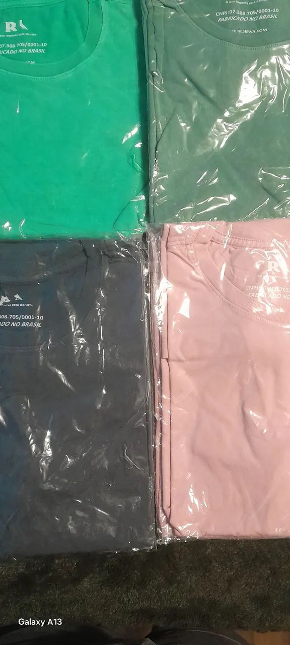 Camiseta reserva 100% algodão - novas - Foto 2