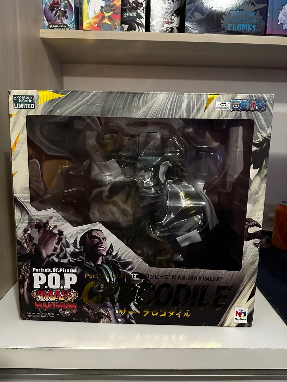 Megahouse portrait of pirates- one piece- crocodile P.O.P mas maximum