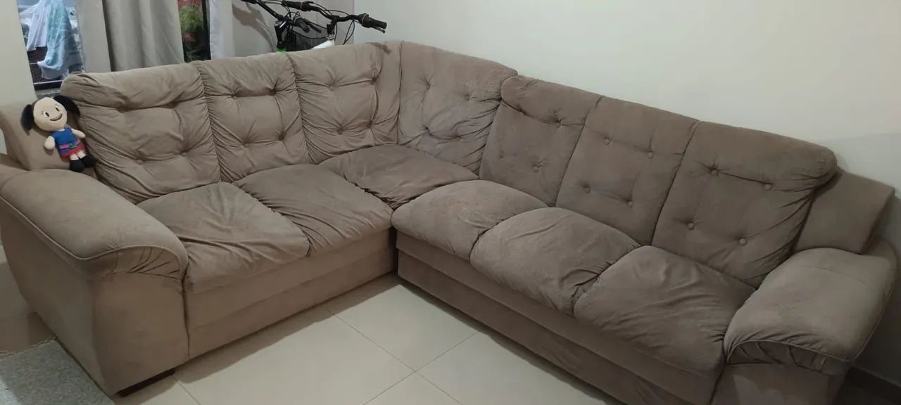 Sofá em L 5 lugares  - Foto 3