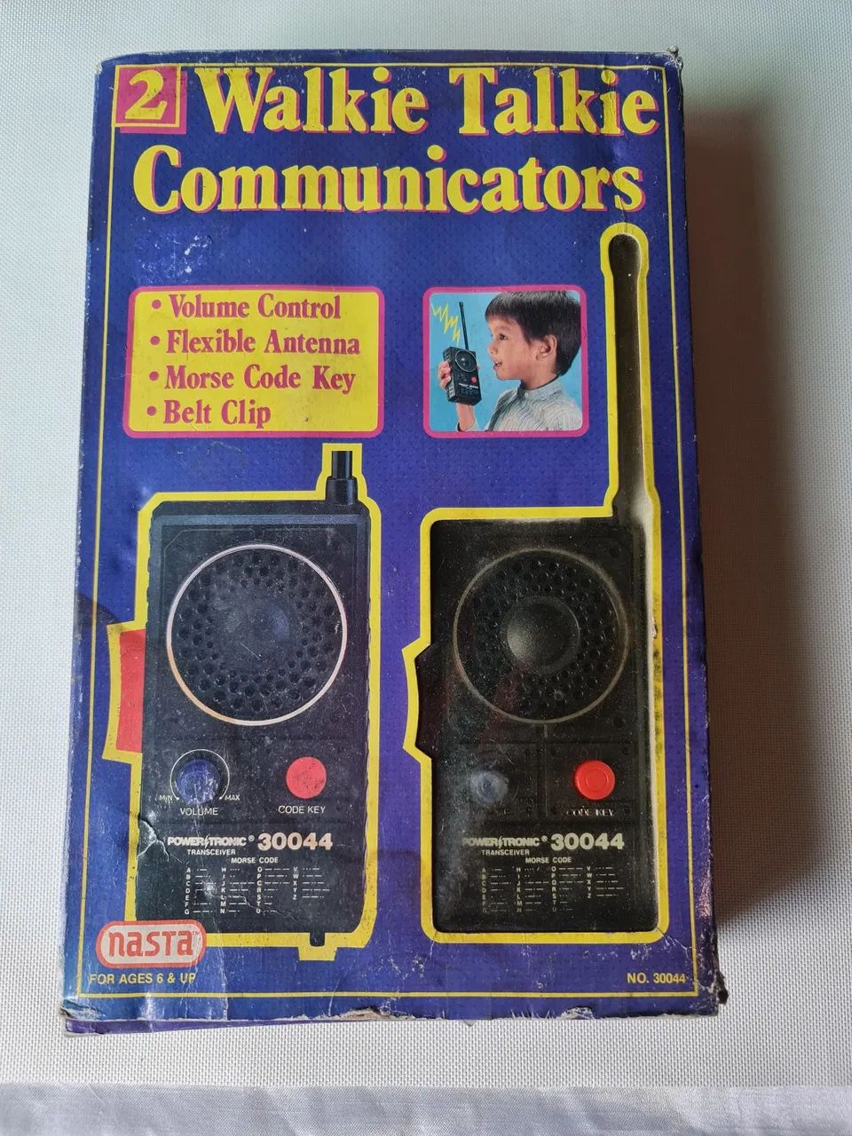 Walkie-talkie antigo. 