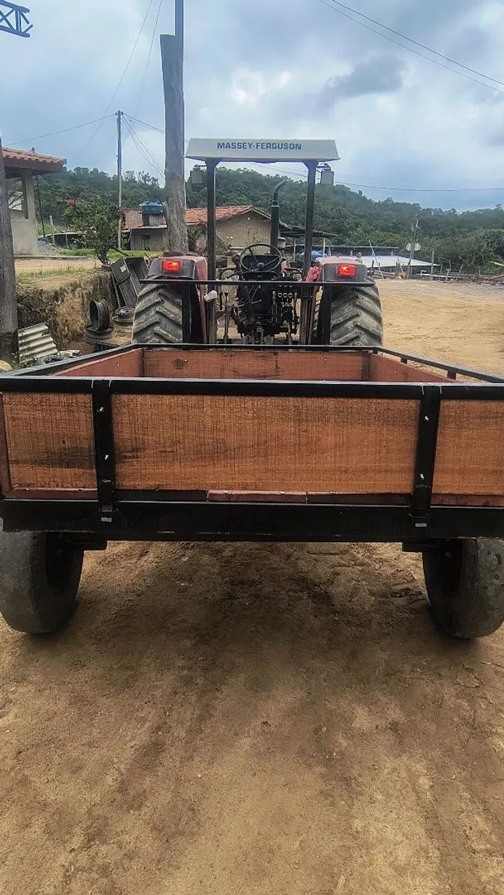 Carreta trator basculante 