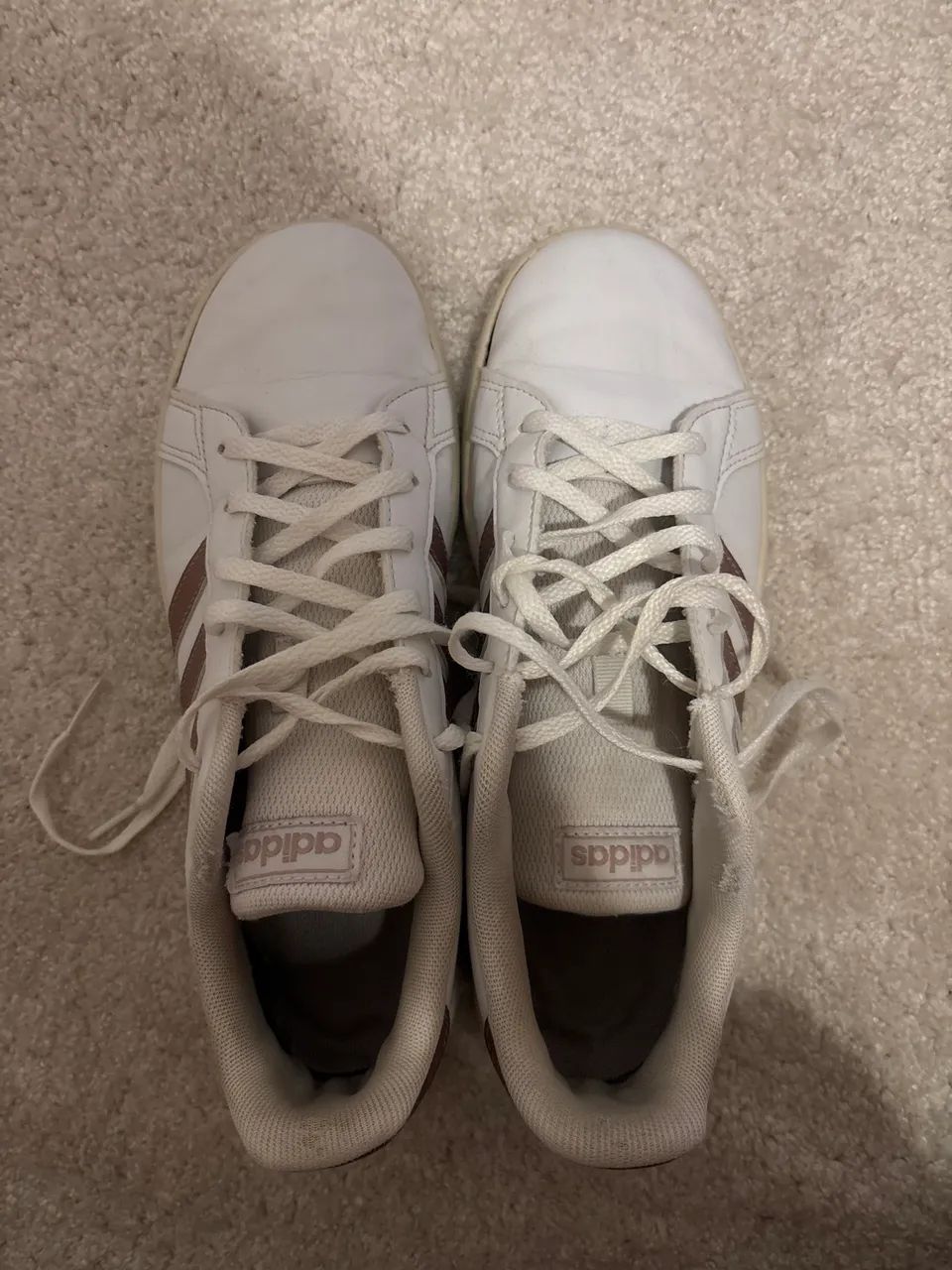 Tênis adidas branco e rose número 36 - Foto 3