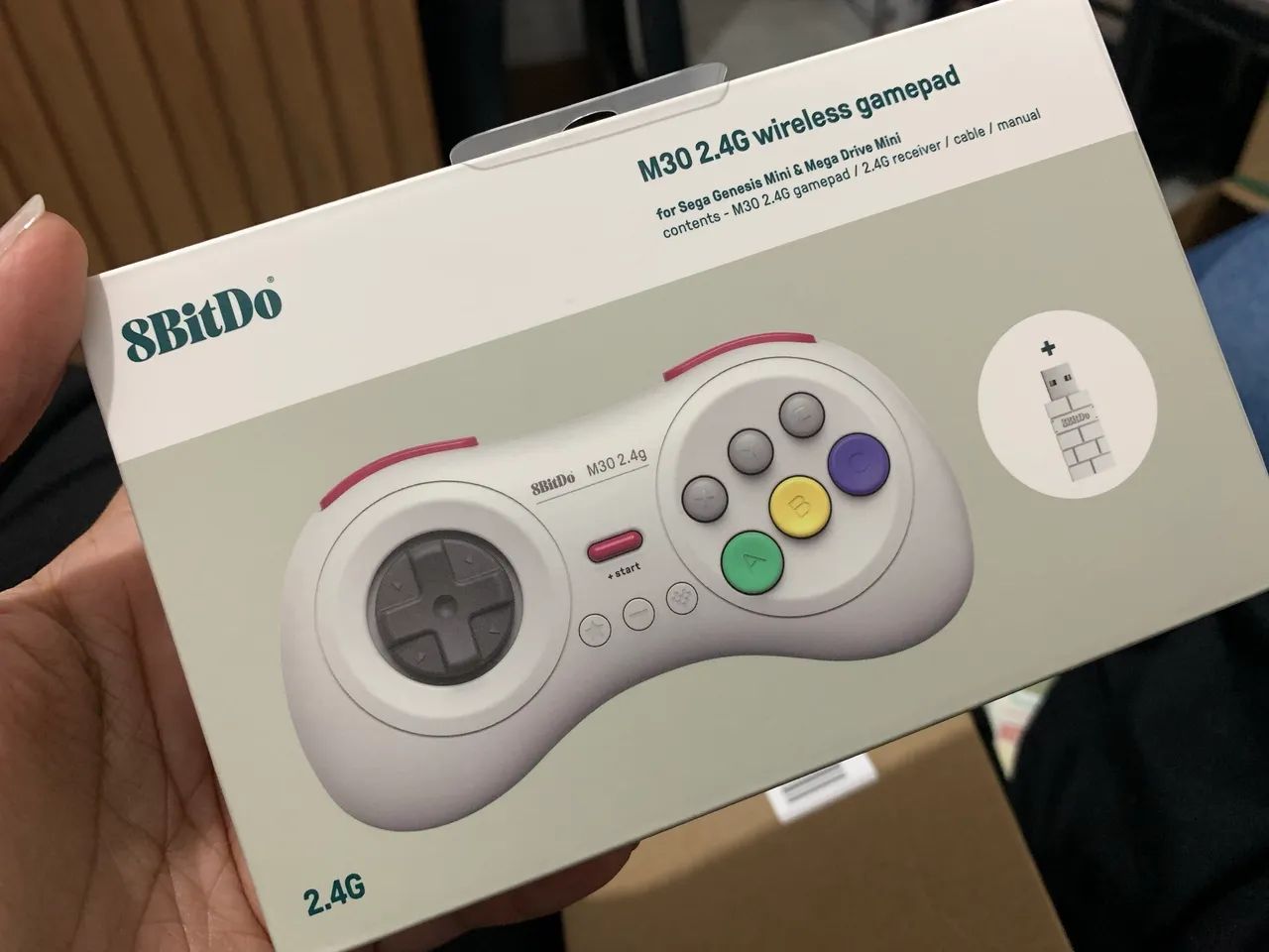 Controle 8BitDo M30 Sega Genesis e Mega Drive