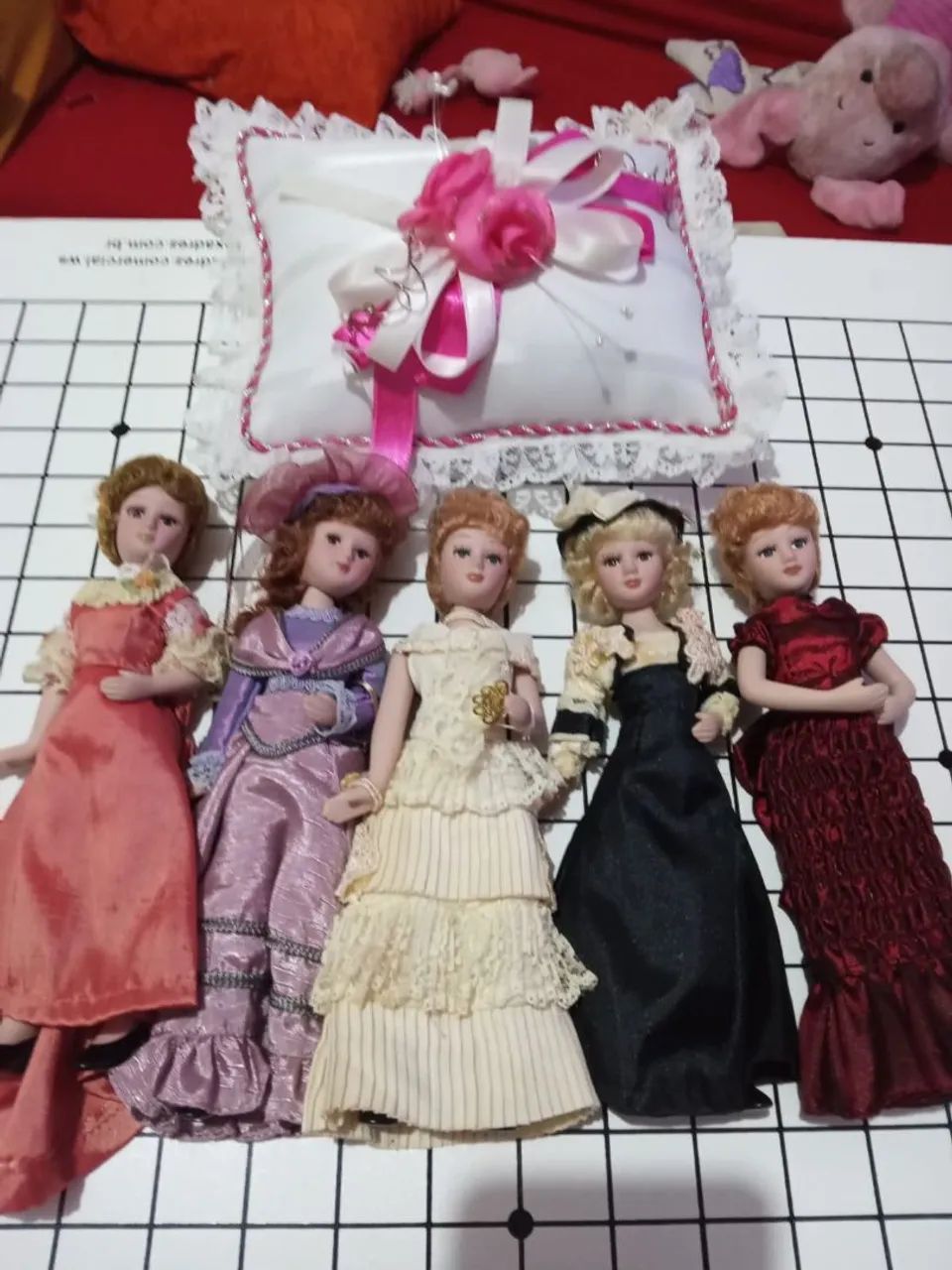 PROMOÇÃO 5 unidades  porcelana damas de epoca .