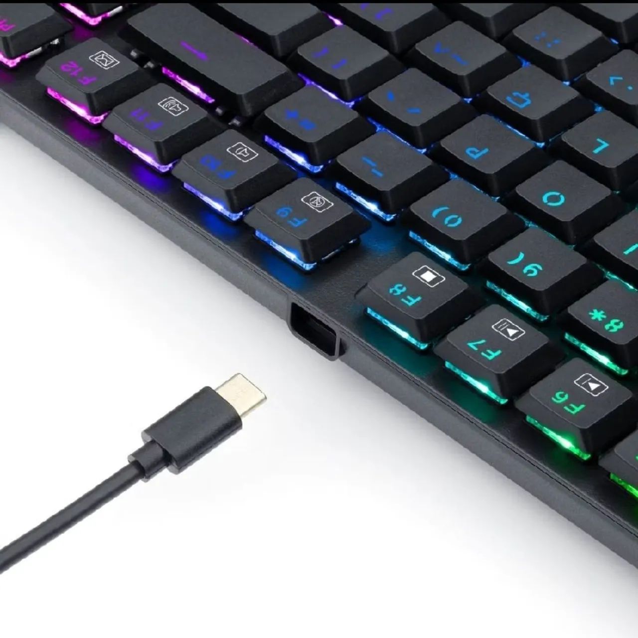 Teclado gamer redragon kumara pro RGB bluetooth  - Foto 5