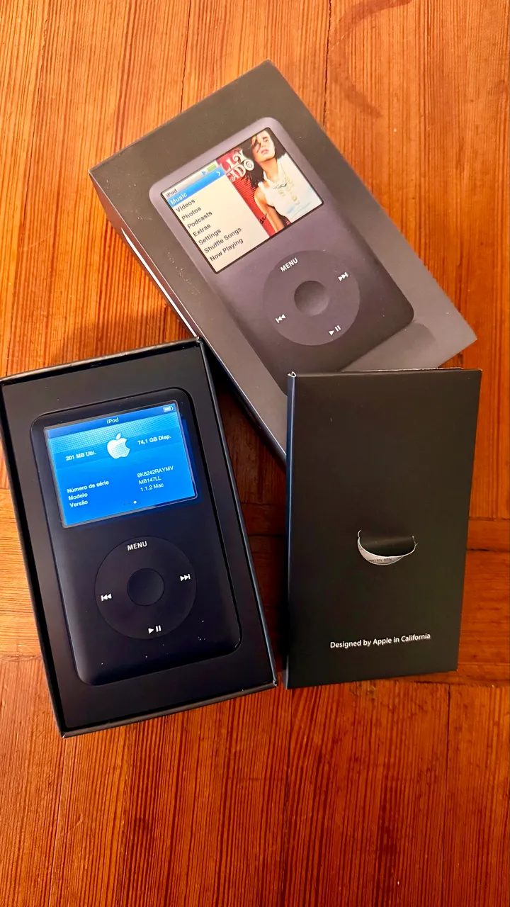 ipod classic preto