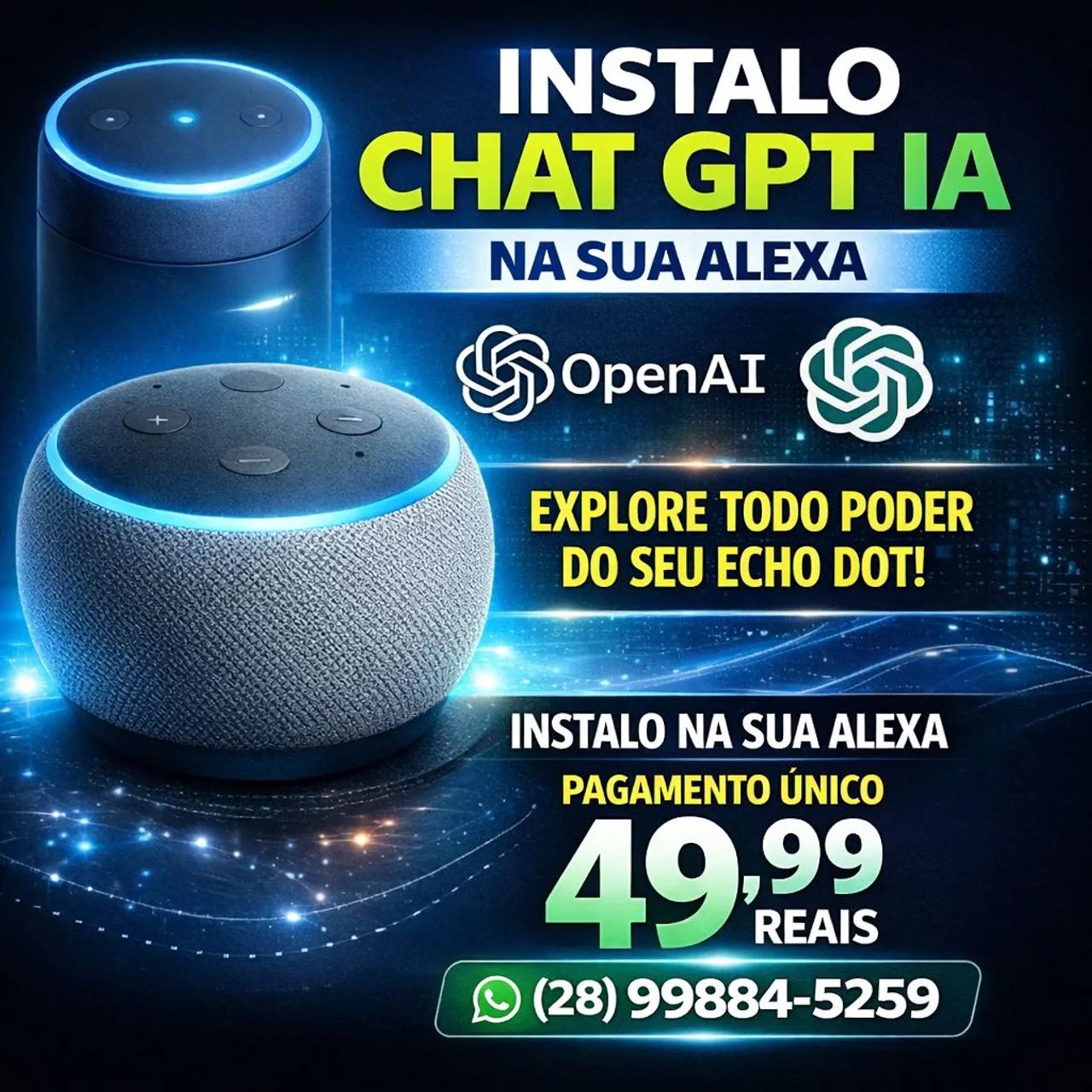 Instalo Chat Gpt na sua Alexa
