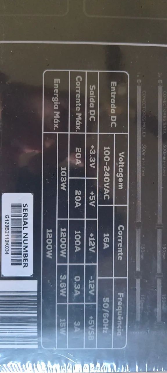Fonte 1200 w para PC gamer - Foto 5