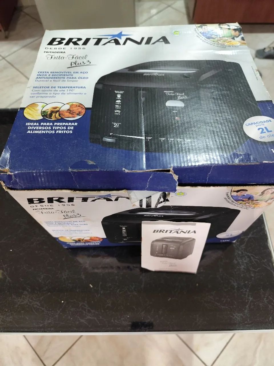 Fritadeira elétrica Britânia 2 litros Nova  - Foto 2