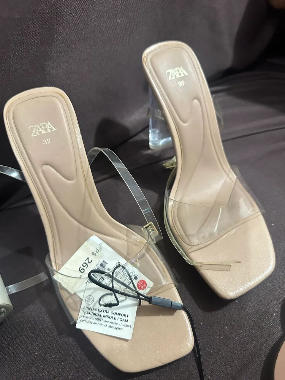 Sandália Zara 39 - Foto 2