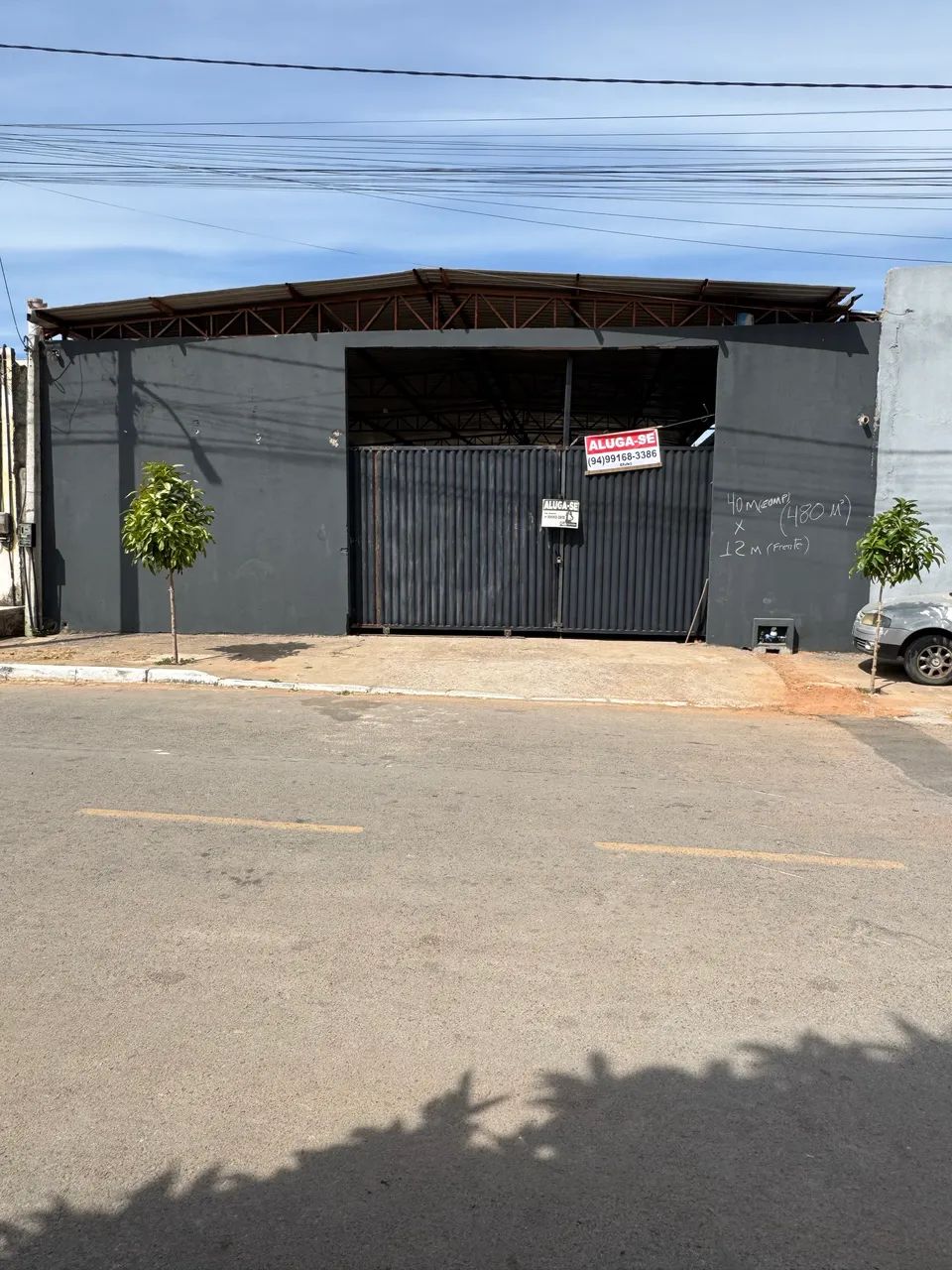 ALUGA-SE GALPÃO EM LEM 480M2