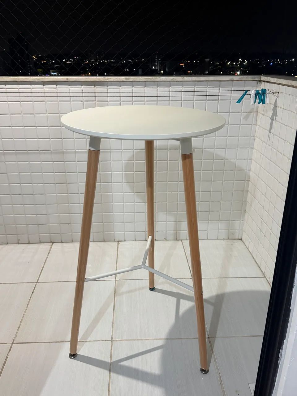 Mesa Bistrô Alta MDF/AÇO (nova)  - Foto 4