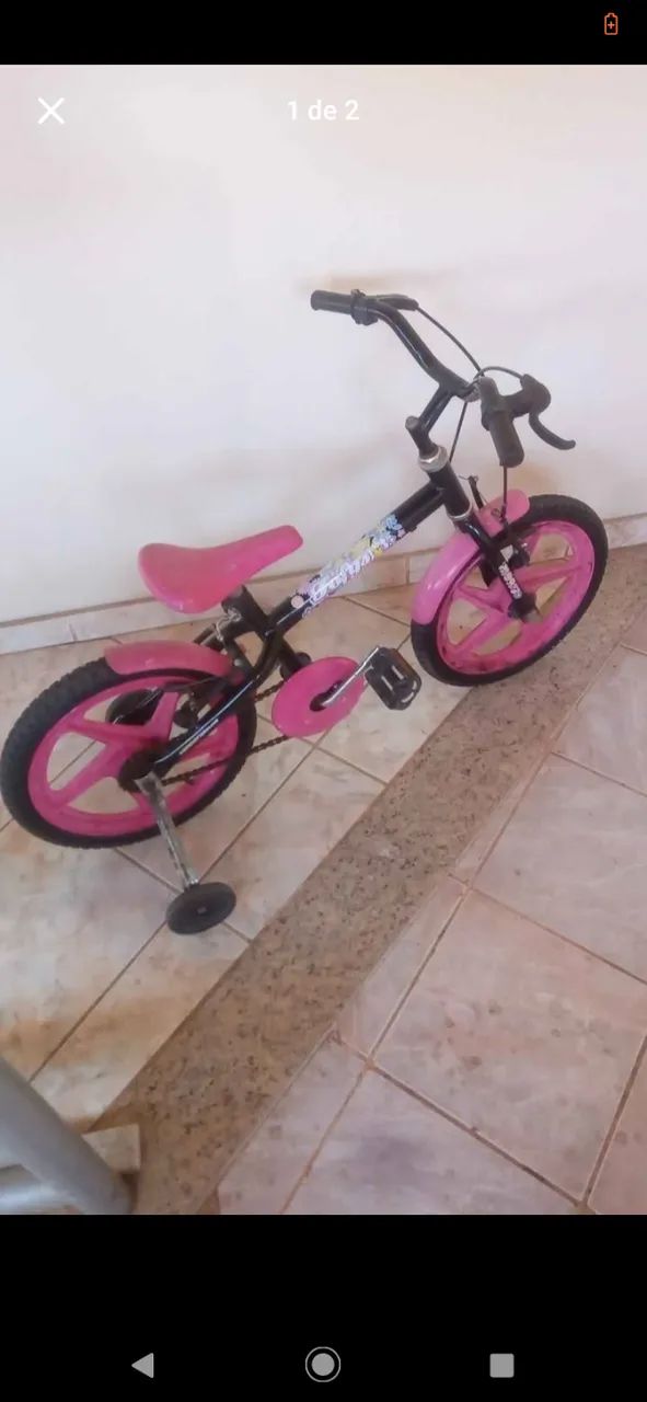 Bicicleta aro 16, só pegar e andar.
