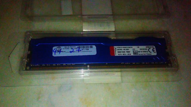 Memória ram ddr3 8gb hyperx 1600mhz