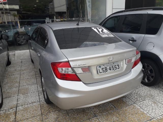 Civic Lxs automatico completo de tudo com couro 2012 sem detalhes Procurar Martins - Foto 3