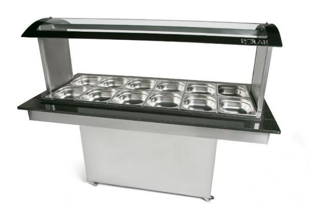 Buffet Polar 12 cubas quente 6 cubas frias