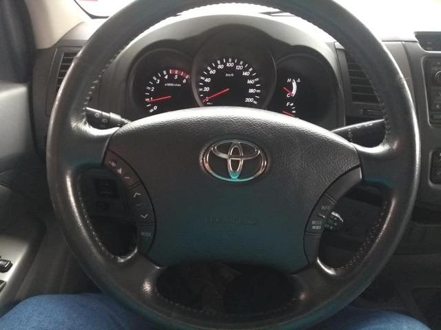 Toyota hilux cd srv 3.0 4x4 automática 2010 prata - Foto 9