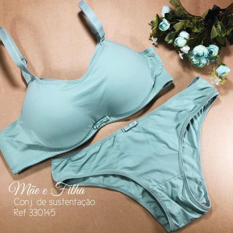 Conjunto Calcinha e Sutiã Diamantes Lingerie