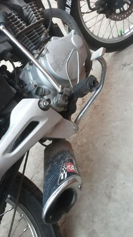 Escapamento titan ks 2005 mod. Esportivo