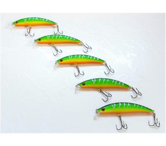 Isca Artificial de Pesca Minnow Green 7070 (9 cm) & (9 g) - Foto 3