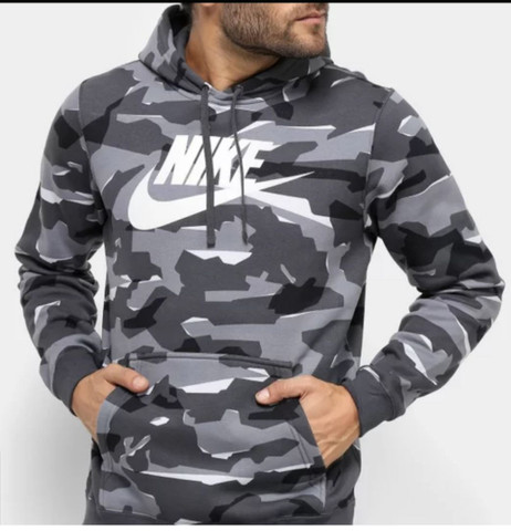casaco da nike camuflado
