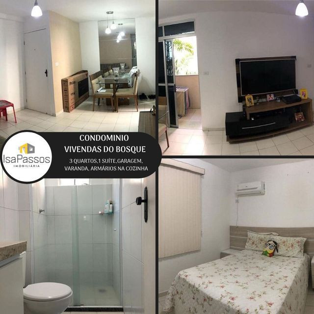 ATENÇÃO!!! VENDO Apartamento no CONDOMÍNIO VIVENDAS DO BOSQUE,
