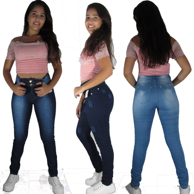 Kit 8 Calças Jeans Femininas - Para revenda - Foto 3