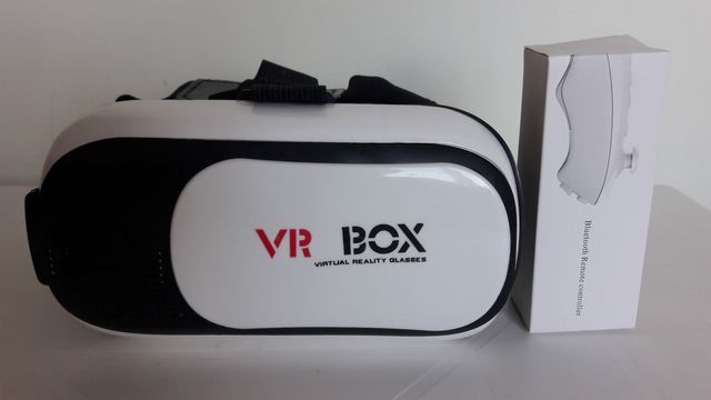 ÓCULO VR BOX COM CONTROLE DE BLUETOOTH - Foto 2