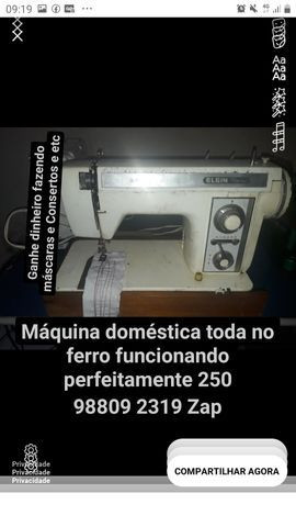 Máquina reta máquina Overlock - Foto 2