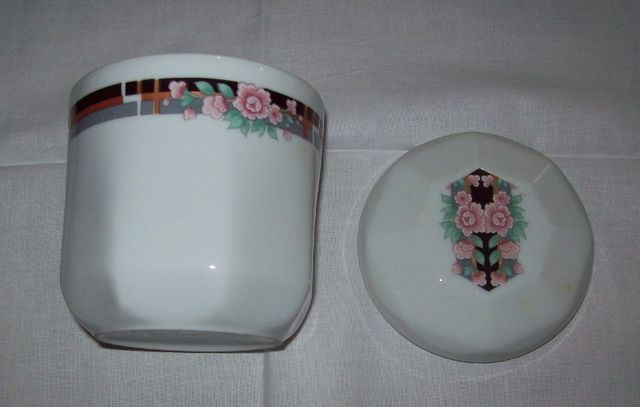 Jogo de café em porcelana Schmidt para 6 pessoas - octogonal - Foto 5