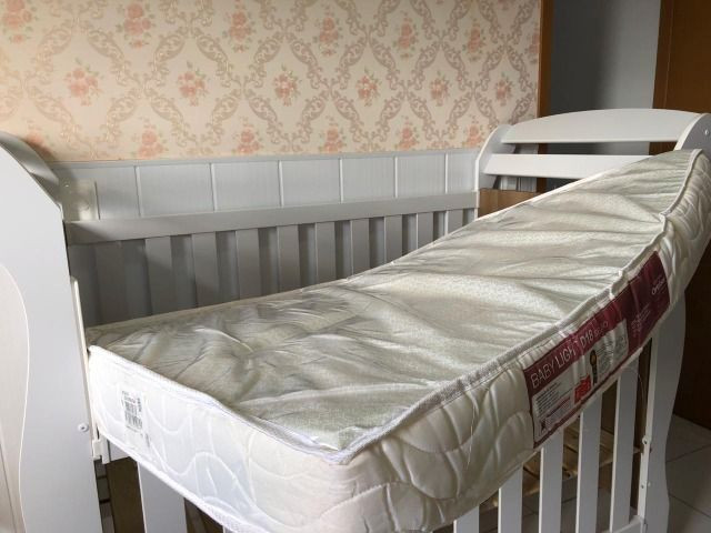 Berço mini cama Reller + colchão - Foto 6