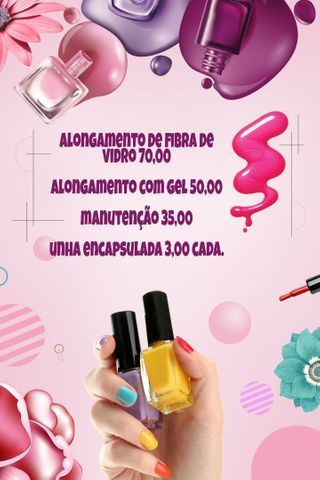 Alongamento de unha ?