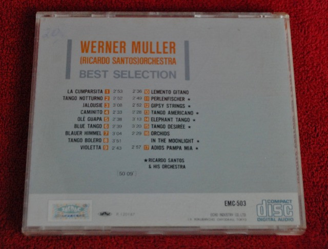 Cd Werner Muller Ricardo Santos E Orquestra Best Selection Usado Cds Dvds Etc Veloso Osasco Olx