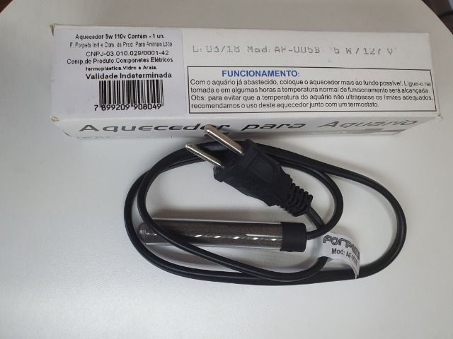 Aquecedor De Aquário Forpets 5w 110v - Foto 3