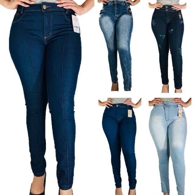 Kit 10 Calças Jeans femininas - Para revenda - Foto 6