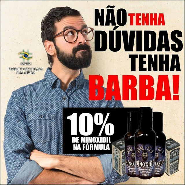 Minoxidil 120ml 10% na fórmula entrega grátis para toda natal 60 reais uni.