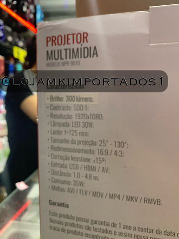 Projetor multimídia HDMI 300 lumens - Foto 2