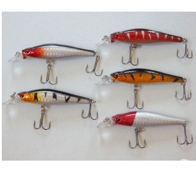Isca Artificial Brand New Meia Água 0010 (8 cm) & (8 g)