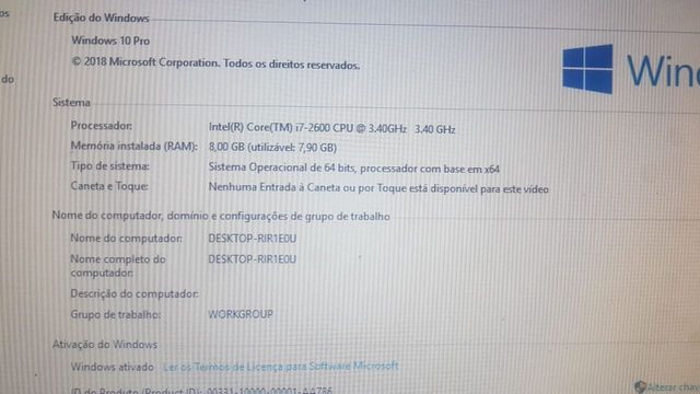 Vende-se PC Gamer intel core i7 2600 3.40 GHz LGA 1155 - Foto 3
