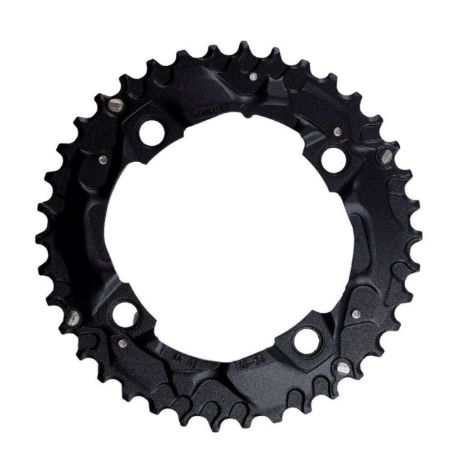 Coroa Dupla MTB Prowheel 38 dentes 2x10 BCD 104mm em Alumínio Serve para Shimano 8269 - Foto 2