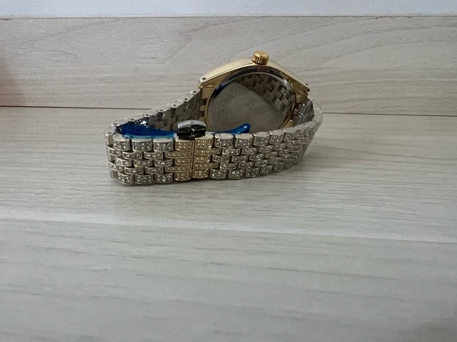 Relógio Masculino Relógio Feminina Rolex Cravejado Diversas Cores - Foto 4